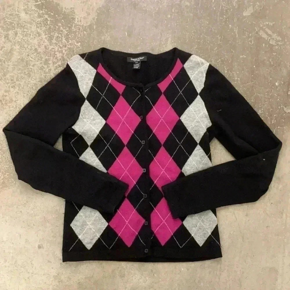 Grayson & dunn cashmere button down sweater - Picture 1 of 4